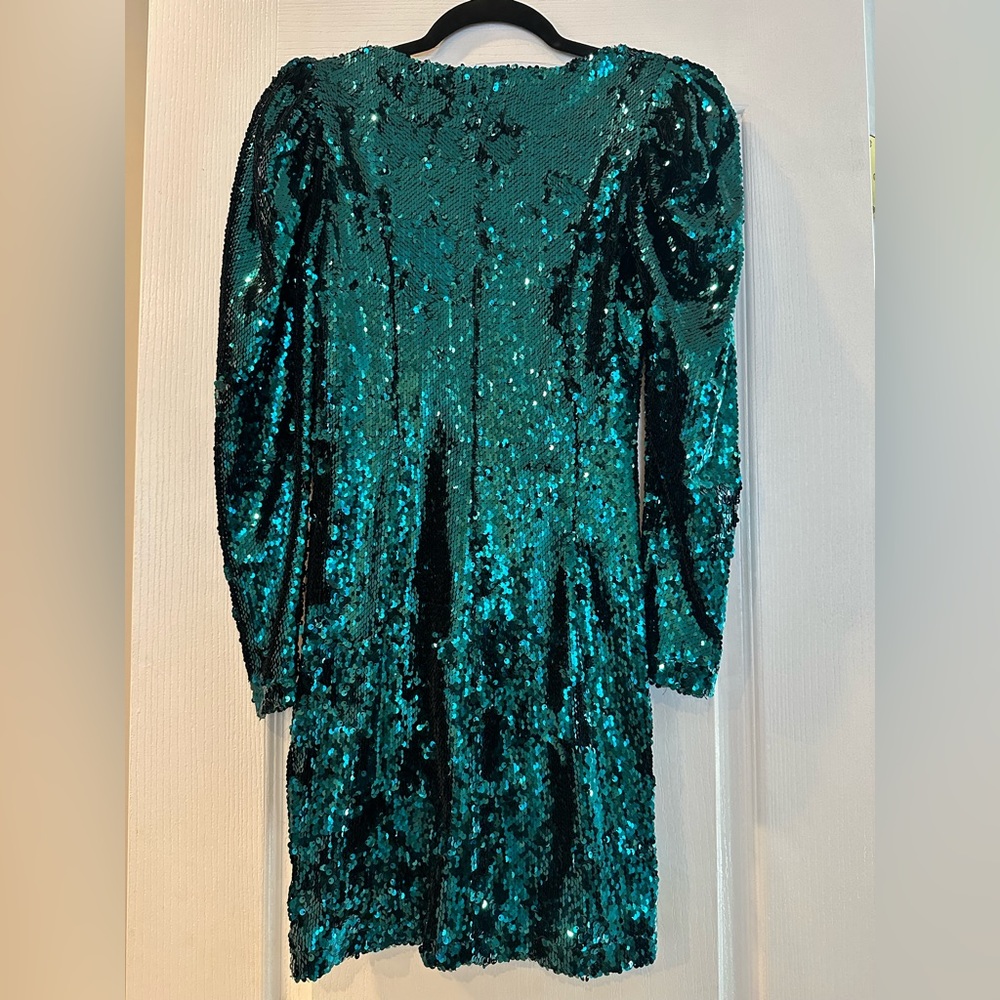 Green Sequin Zara Dress : Holiday , Party - Picture 8 of 8